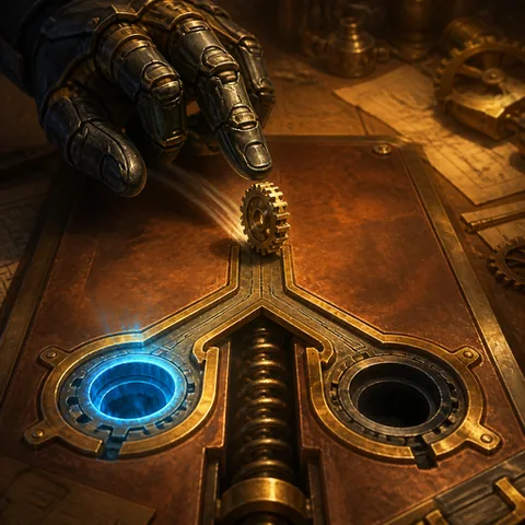 Tinker's Gambit, a rare Clockwright card