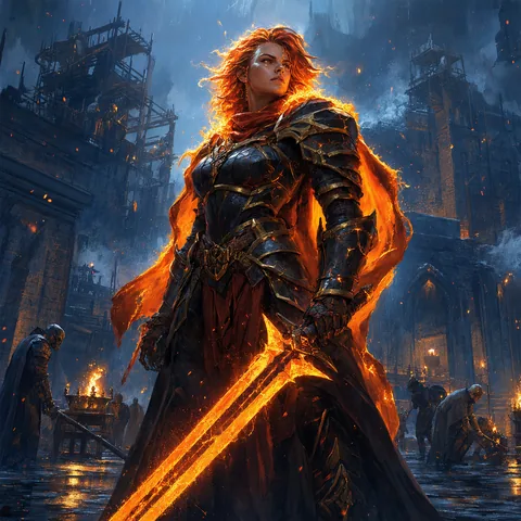 General Kira, a legendary Emberward card