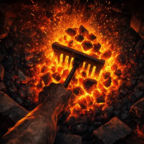 Stoke the Coals, a rare Emberward card