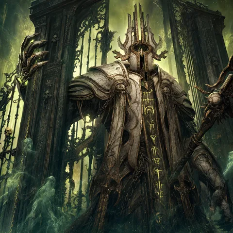 Sealed Gate Keeper, a legendary Gravekeep card