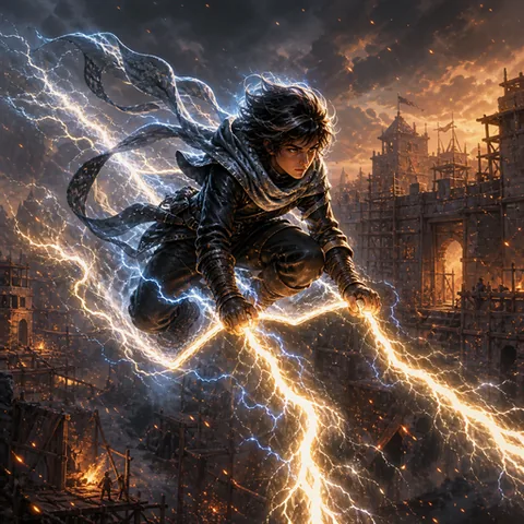 Storm Bolt Rider, a rare Tempest card