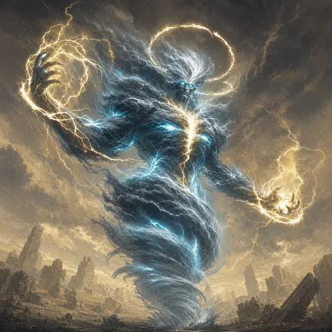 Zael of the Struck Sky, a legendary Tempest card