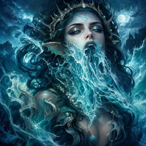 Hollow Tide Siren, an epic Tidecaller card