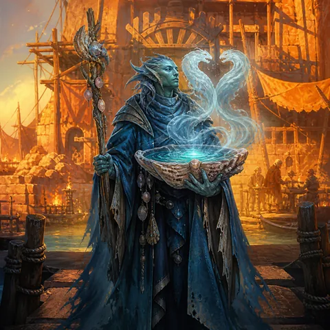 Tidal Emissary, a rare Tidecaller card
